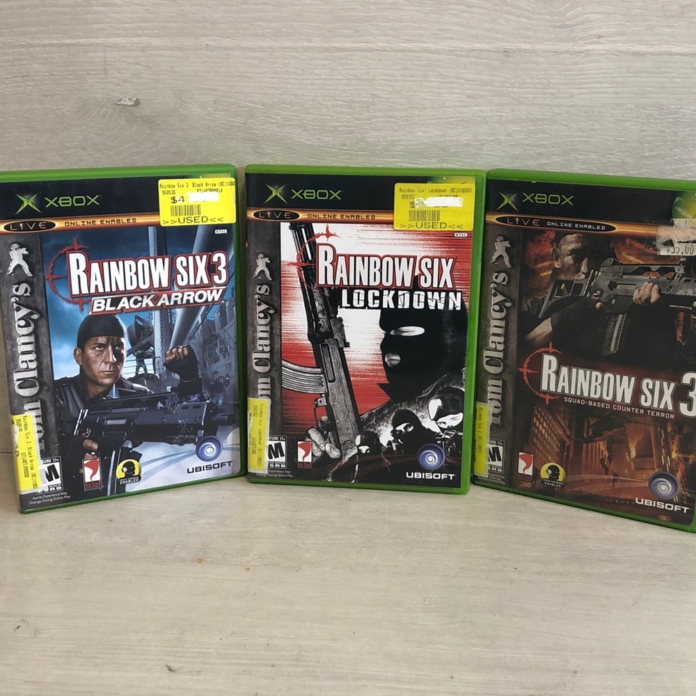 XBOX Rainbow Six Bundle Lot of 3